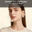 2.4GHz Wireless Headset Microphone with 100 Channels Auto Connect for Teaching Tour Guide Speech Singing Recharge 2 Mic 6