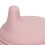 Baby Silikonbecher auslaufsicher Rosa mit Griff 5