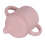 Baby Silikonbecher auslaufsicher Rosa mit Griff 8