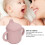 Baby Silikonbecher auslaufsicher Rosa mit Griff 19