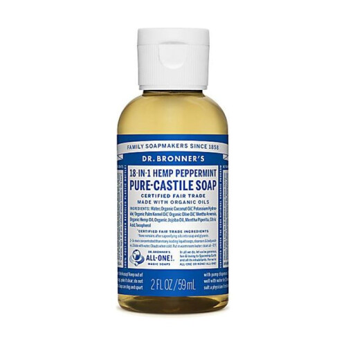 DR. BRONNERS - Savon liquide à la menthe 60 ml