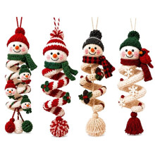 Crochet Snowman Spiral Ornament DIY Kit, Christmas for Adults