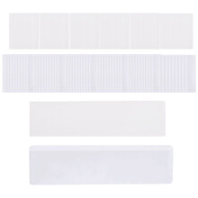 Houders Adhesive Shelf Tag 1.2 X 4.3 Inch Clear Shelf Tag Card Pockets Laden voor Supermarkt (60 Pack)
