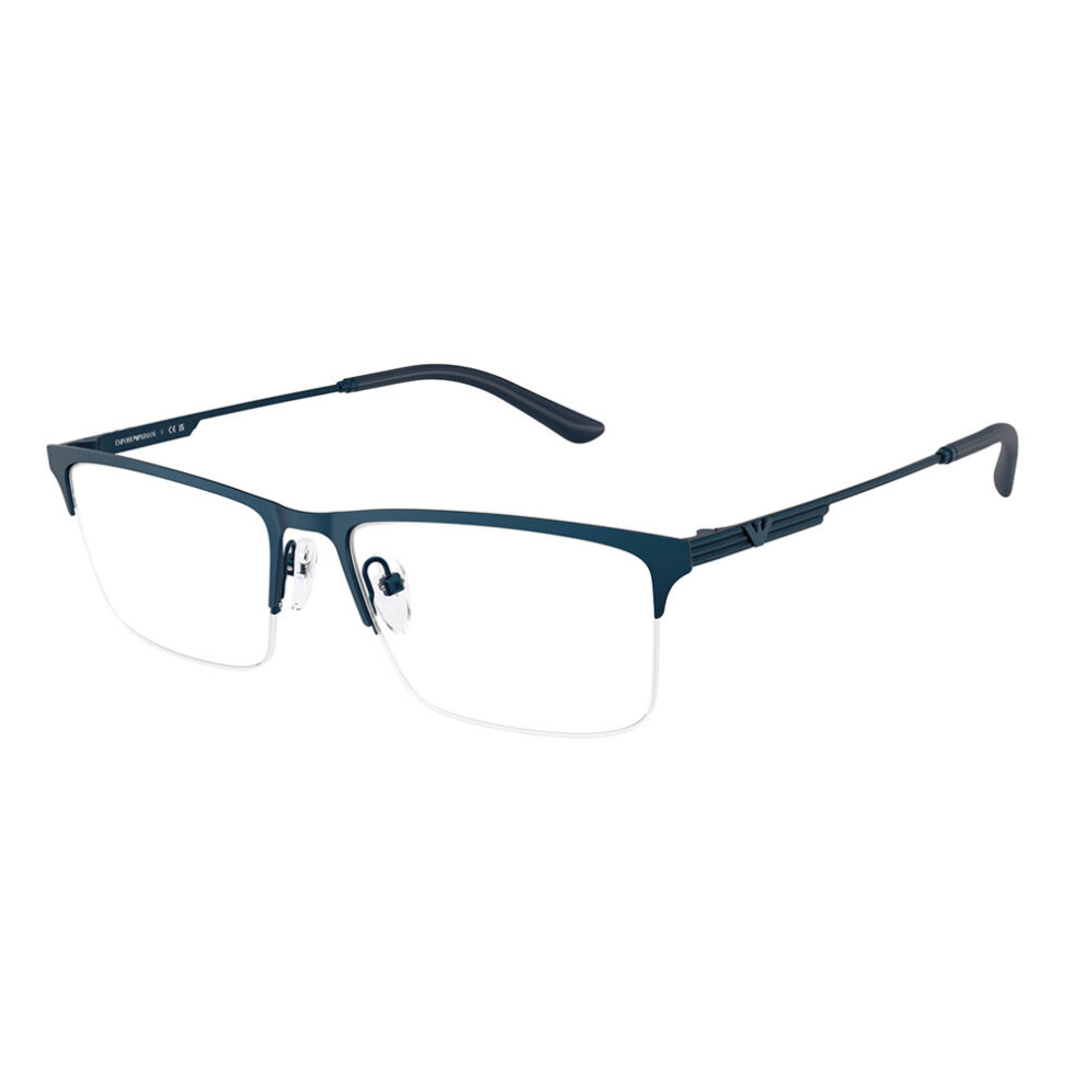 Emporio Armani Blue Man Ea1177 3424 Optical Frames Metal Squared Normal - Image 3