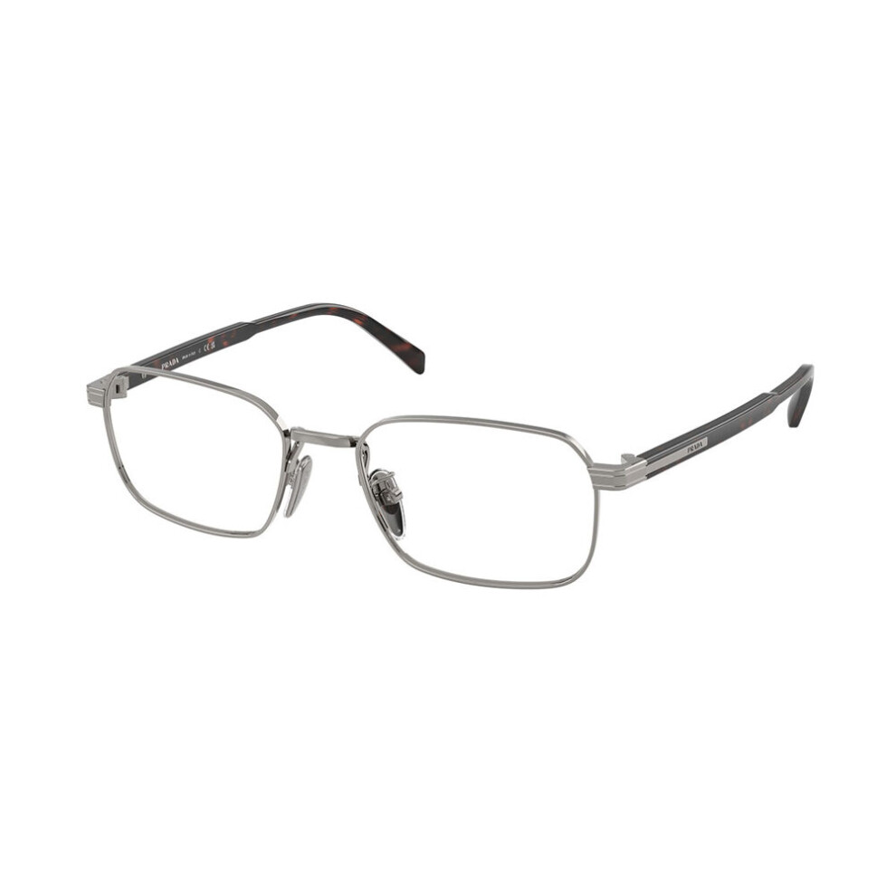 Prada Grey Pr C50vd 5Av1o1 Man Optical Frames Metal Pillow Normal - Image 2