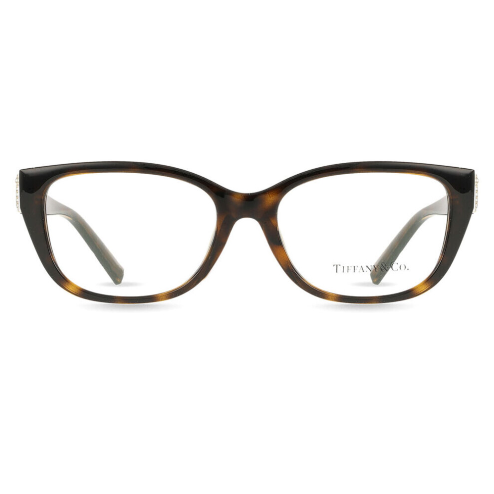 Tiffany , Glasses, Female, Brown, 52 Mm, Stylish Eyeglasses In Blue Color - Image 3