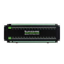 Waveshare Modbus RTU 32-Ch Relay Module RS485 Interface Industrial Relay Board Multiple Isolation Protection Circuits