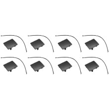8pcs Side Skirt Jack Hole Cover Bumper Cap 1406980330 for S-Class W140 W220 2000-2006