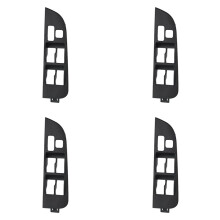 4X Car Driver Side Master Power Door Window Bezel Trim for 1998-2002 74232-02060-C0 Black