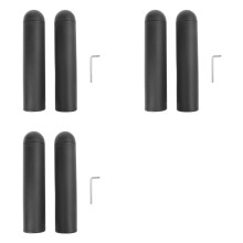 6 Stück Langhantel-Adapterhülse mit Schraubenschlüssel, Fitnessstudio-Zubehör, Langhantel-Adapter,50 X 200 mm, Geteilter Kugeltyp