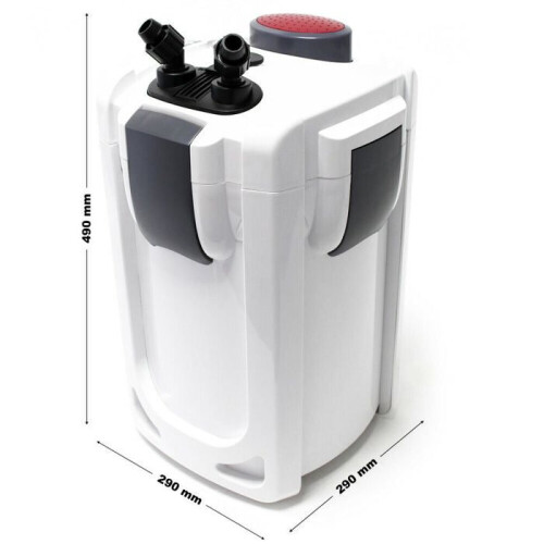 Pumpe für Außen-Aquariumfilter 2.000 Liter pro Stunde 45 Watt mit 4 Phasen 1