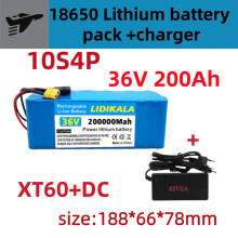 Lithium-Akku 36V 100Ah 1000W mit 42V 2A Ladegerät für E-Bike und Roller