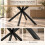 Extendable Oval Dining Table for 4-6, Warm Oak 5