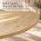 Extendable Oval Dining Table for 4-6, Warm Oak 6