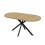 Extendable Oval Dining Table for 4-6, Warm Oak 8