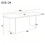 Modern Large Dining Table for 6-8, Walnut Finish 2
