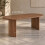 Modern Large Dining Table for 6-8, Walnut Finish 5