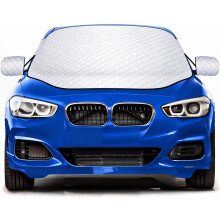 Zenoplige Car Windscreen Cover For Winter, Windscreen Cover Frost with 6 Built-in Magnets, Waterproof Dustproof Sun Ice Snow Car Screen Protector Mag