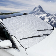 SNMIX Car Windscreen Cover, Winter Frost Snow Protector & Summer Sun Shade
