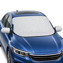 Zenoplige Car Windscreen Cover For Winter, Windscreen Cover Frost with 6 Built-in Magnets, Waterproof Dustproof Sun Ice Snow Car Screen Protector Mag