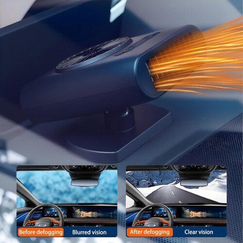 Car Heater 12V, 200W Portable Car Heaters That Plug Into Cigarette 2