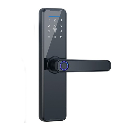 Electronic Smart Door Lock APP Fingerprint Card Password Key Home Security. 1
