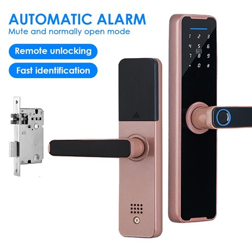 APP Electronic Smart Door Lock Fingerprint Card Password Key Home Security