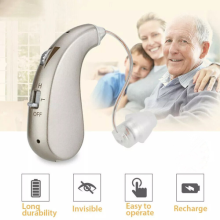 USB Rechargeable Digital Hearing Aid Enhancer Invisible BTE Ear Aids High-Power