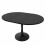 Modern Extendable Oval Dining Table for 4-6, Black 5
