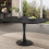 Modern Extendable Oval Dining Table for 4-6, Black 7