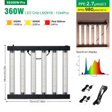 LED-kasvovalaisin, 360W, koko spektrin kasvulamppu, lämmin valkoinen
