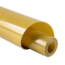 HTV-Vinylrolle, Wärmeübertragungsfolie, 30,48x244cm, golden, für T-Shirts und Stoffe