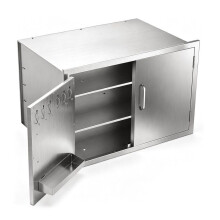 Ulkokeittiömoduuli - DUOKU - KM-CTG-2302-SKU40 - Ruostumaton teräs - Upotettava 3 tasoa - 76x52x52 cm