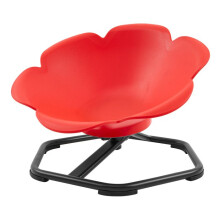 Silla Rotativa Sensorial-Duoku-para Niños de 3 a 12 Años, Roja, Asiento Giratorio Adecuado para Niños con TDAH, Dimensiones 650 mm x 650 mm