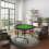 8 Player Folding Poker Table, Portable Octagon Blackjack Table with Cup Holders, Padded Edge, Green 4