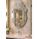 Unstructured 2-D Border Silver Wall Mirror 90x60Cm 2