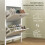 Modern Three-Drawer Shoe Cabinet - White 7