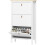 Modern Three-Drawer Shoe Cabinet - White 2