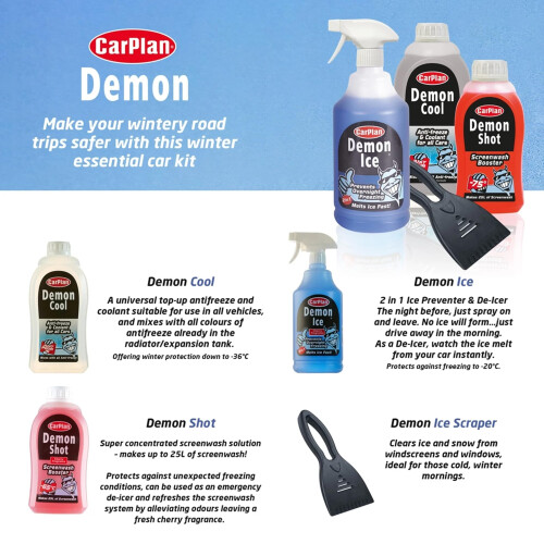 CarPlan CarPlan Demon Chill 4 Piece Winter Gift Pack 2