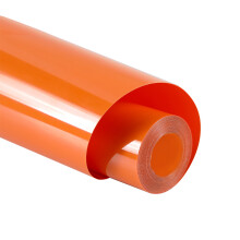 HTV-Vinylrolle, Wärmeübertragungsvinyl für T-Shirts und Stoffe, Orange, 30,48x91cm
