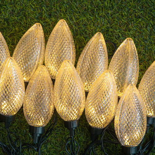 Premier Set of 20 Pine Cone Christmas String Lights with 80 Warm White LEDs 2