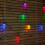 Premier Set of 20 Pine Cone Christmas String Lights with 80 Multi-Coloured LEDs 1