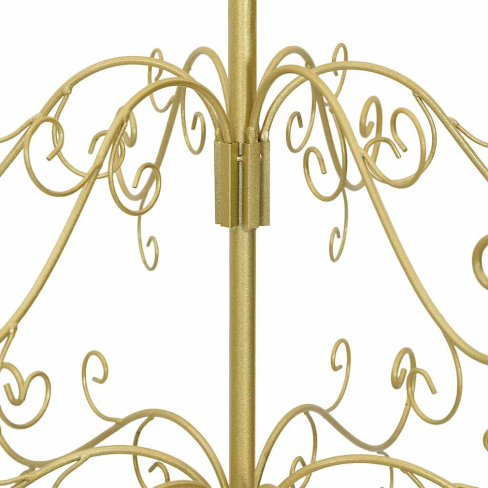 Vidaxl Metal Christmas Tree Gold 215 Cm Powder-Coated Steel
