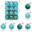 VidaXL vidaXL Christmas Ball Set 36 pcs Green Dia. 6 cm Polystyrene 1