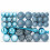 VidaXL vidaXL Christmas Ball Set 111 pcs Turquoise Dia. 6 cm Polystyrene 3