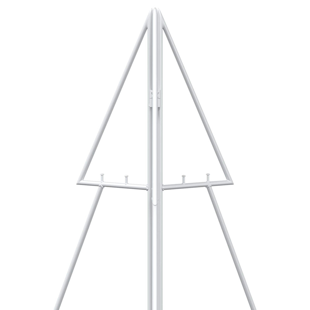 Vidaxl Metal Christmas Tree Kuopio 100 Cm Steel White