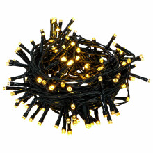 vidaXL Christmas Wreath Green Dia. 50 cm PVC and PE 25 LEDs