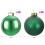 VidaXL vidaXL Christmas Ball Set 30 pcs Green 6 cm Polystyrene 1