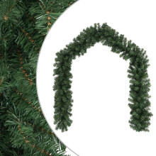 vidaXL Christmas Garland Green 270 cm PVC