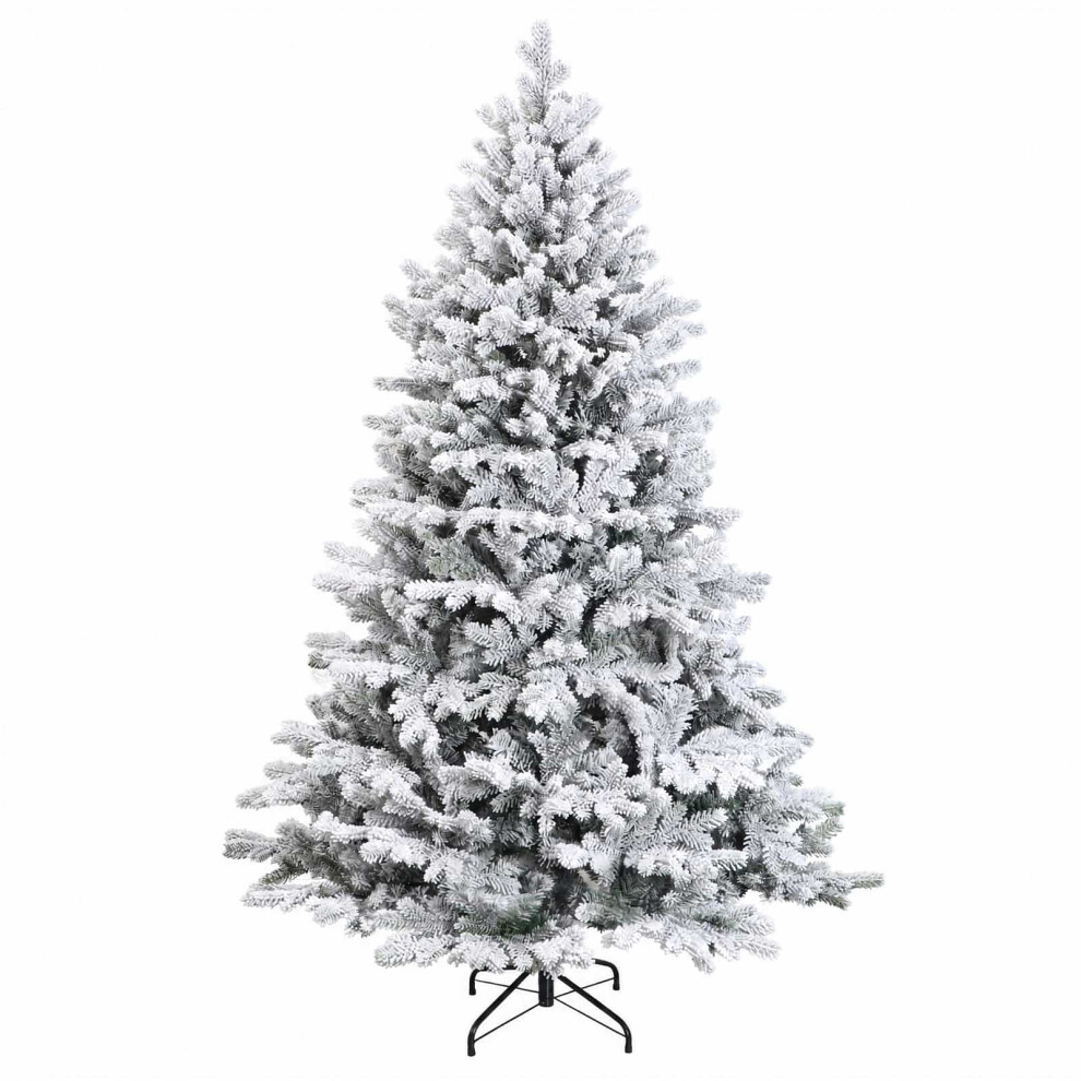 Vidaxl Artificial Hinged Christmas Tree 150 Cm 150 Leds Warm White